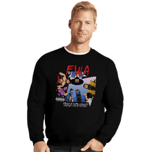 Load image into Gallery viewer, Secret_Shirts Crewneck Sweater, Unisex / Small / Black Fighters With Attitude
