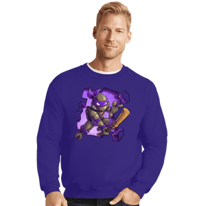 Daily_Deal_Shirts Crewneck Sweater, Unisex / Small / Violet Toy Don