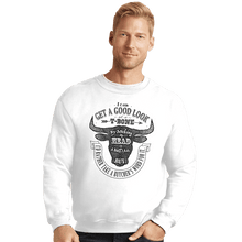 Load image into Gallery viewer, Shirts Crewneck Sweater, Unisex / Small / White T-Bone
