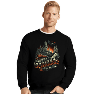 Shirts Crewneck Sweater, Unisex / Small / Black World Of The Wizards