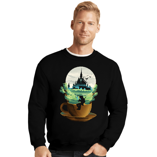 Secret_Shirts Crewneck Sweater, Unisex / Small / Black Hyrule's Coffee