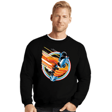 Load image into Gallery viewer, Daily_Deal_Shirts Crewneck Sweater, Unisex / Small / Black Turbo Force
