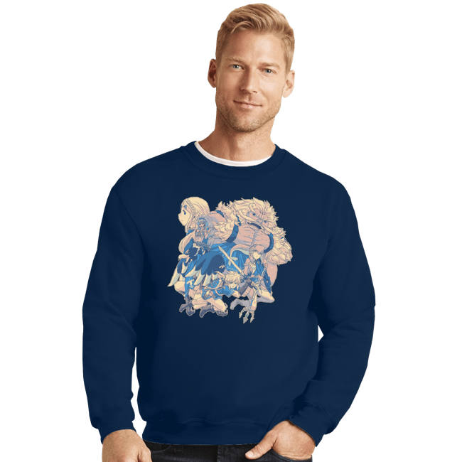 Shirts Crewneck Sweater, Unisex / Small / Navy Wild Heroes