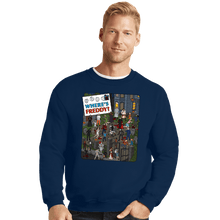 Load image into Gallery viewer, Daily_Deal_Shirts Crewneck Sweater, Unisex / Small / Navy Where&#39;s Freddy
