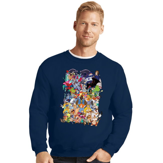Secret_Shirts Crewneck Sweater, Unisex / Small / Navy Saturday Mornings!