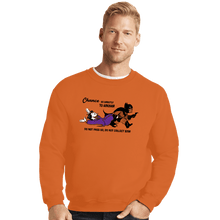 Load image into Gallery viewer, Secret_Shirts Crewneck Sweater, Unisex / Small / Red Go  Directly To Arkham
