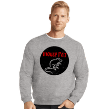 Load image into Gallery viewer, Secret_Shirts Crewneck Sweater, Unisex / Small / Sports Grey Mouse Rat
