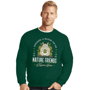 Secret_Shirts Crewneck Sweater, Unisex / Small / Forest Nature Neighbor Camp