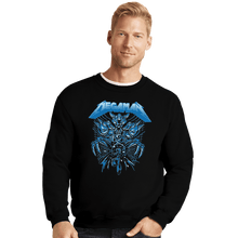 Load image into Gallery viewer, Shirts Crewneck Sweater, Unisex / Small / Black Mega Rockman
