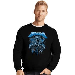 Shirts Crewneck Sweater, Unisex / Small / Black Mega Rockman