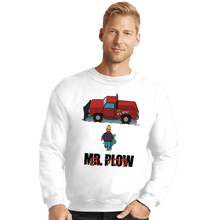 Load image into Gallery viewer, Secret_Shirts Crewneck Sweater, Unisex / Small / White Plow-Kira
