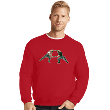 Load image into Gallery viewer, Shirts Crewneck Sweater, Unisex / Small / Red 80s Fusion

