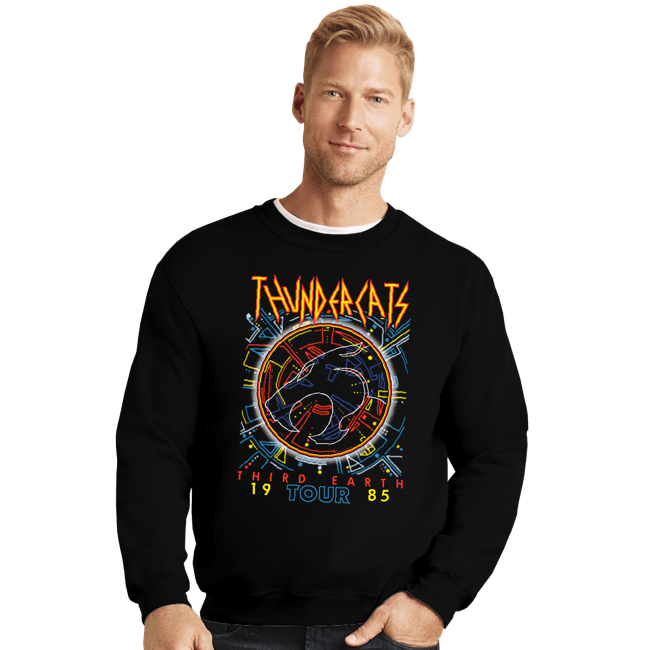 Secret_Shirts Crewneck Sweater, Unisex / Small / Black Thundercats Tour