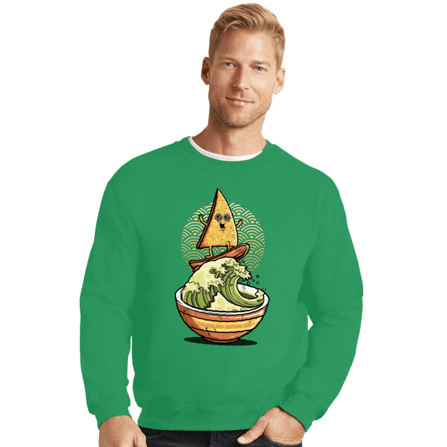 Secret_Shirts Crewneck Sweater, Unisex / Small / Irish Green Guacagawa Mole
