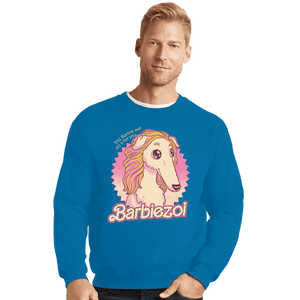 Daily_Deal_Shirts Crewneck Sweater, Unisex / Small / Sapphire Barbiezoi