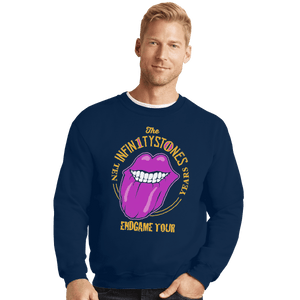 Shirts Crewneck Sweater, Unisex / Small / Navy Stones End Game Tour
