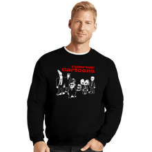 Load image into Gallery viewer, Daily_Deal_Shirts Crewneck Sweater, Unisex / Small / Black Reservoir Cartoons
