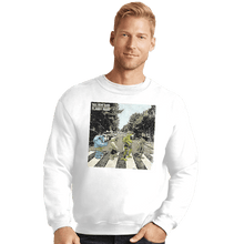 Load image into Gallery viewer, Shirts Crewneck Sweater, Unisex / Small / White Flabby Road
