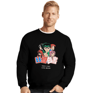 Shirts Crewneck Sweater, Unisex / Small / Black YuYu Pixels