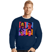 Load image into Gallery viewer, Daily_Deal_Shirts Crewneck Sweater, Unisex / Small / Navy Pop Tom Cruise
