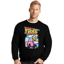 Load image into Gallery viewer, Daily_Deal_Shirts Crewneck Sweater, Unisex / Small / Black Back To The Bar
