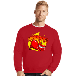 Secret_Shirts Crewneck Sweater, Unisex / Small / Red Whoops!