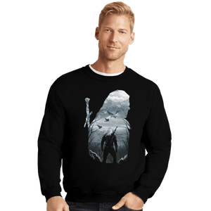 Shirts Crewneck Sweater, Unisex / Small / Black Geralt