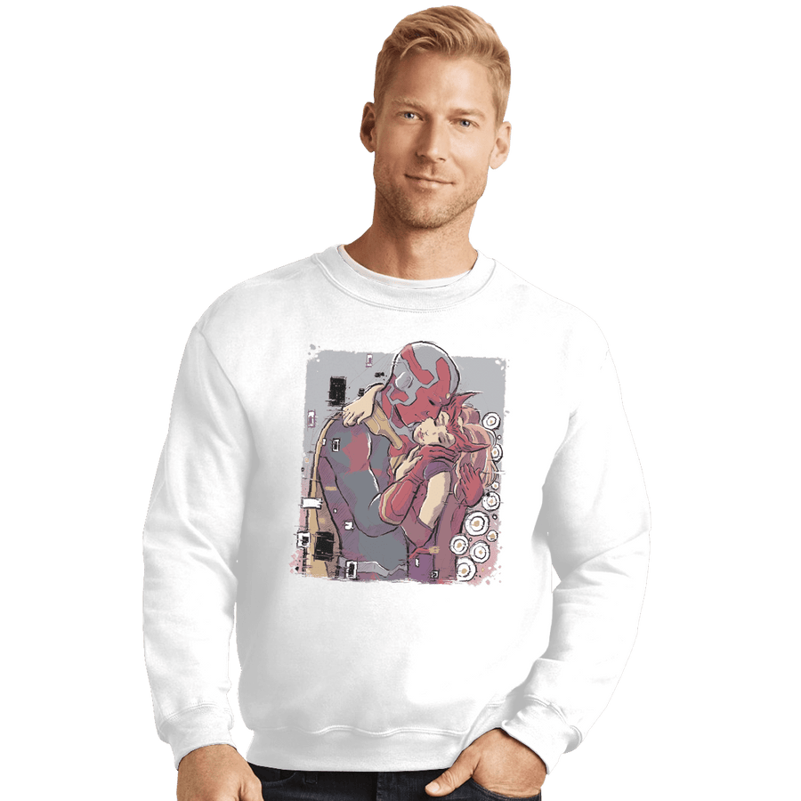Shirts Crewneck Sweater, Unisex / Small / White Wanda Kiss