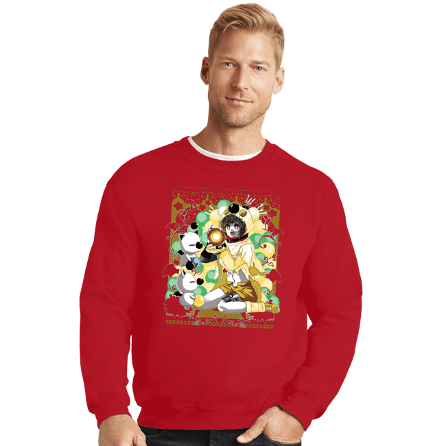 Shirts Crewneck Sweater, Unisex / Small / Red Adorable Thief