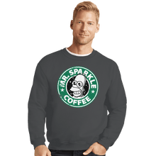 Load image into Gallery viewer, Shirts Crewneck Sweater, Unisex / Small / Charcoal Mr. Sparkle Coffee
