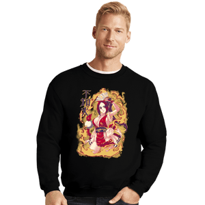 Shirts Crewneck Sweater, Unisex / Small / Black Fire Ninja Mai