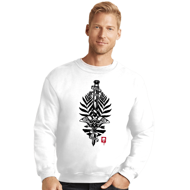 Shirts Crewneck Sweater, Unisex / Small / White Always Endure And Survive