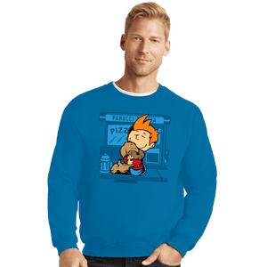 Shirts Crewneck Sweater, Unisex / Small / Sapphire Seymour And Philip