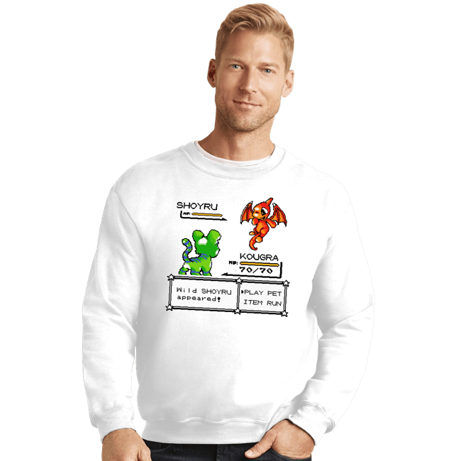 Shirts Crewneck Sweater, Unisex / Small / White Neo Pocket Pets