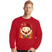 Load image into Gallery viewer, Daily_Deal_Shirts Crewneck Sweater, Unisex / Small / Red Mario Memories
