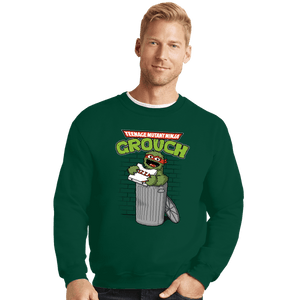 Shirts Crewneck Sweater, Unisex / Small / Forest Teenage Mutant Ninja Grouch