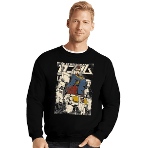 Shirts Crewneck Sweater, Unisex / Small / Black The First Gundam