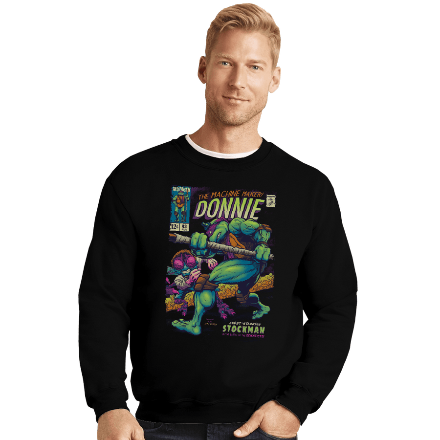 Shirts Crewneck Sweater, Unisex / Small / Black The Machine Maker