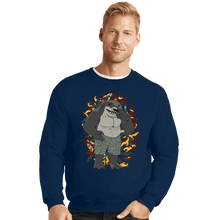Load image into Gallery viewer, Shirts Crewneck Sweater, Unisex / Small / Navy Nanaue Incognito

