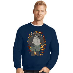 Shirts Crewneck Sweater, Unisex / Small / Navy Nanaue Incognito