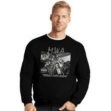 Load image into Gallery viewer, Daily_Deal_Shirts Crewneck Sweater, Unisex / Small / Black Monsters With Attitude
