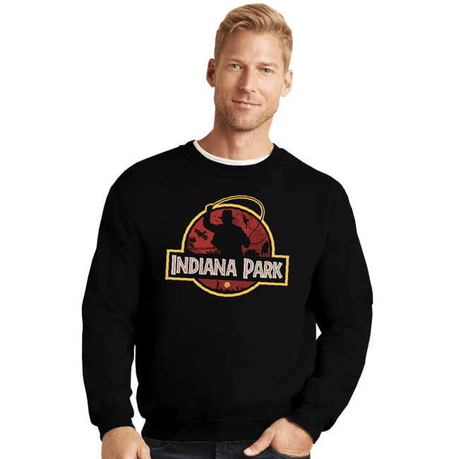 Secret_Shirts Crewneck Sweater, Unisex / Small / Black Indiana Park