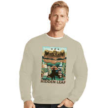Load image into Gallery viewer, Daily_Deal_Shirts Crewneck Sweater, Unisex / Small / Sand Visit Hidden Leaf
