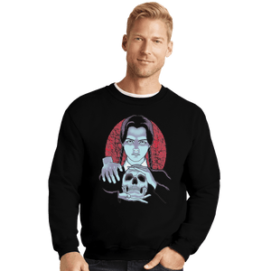 Shirts Crewneck Sweater, Unisex / Small / Black Full Of Woe
