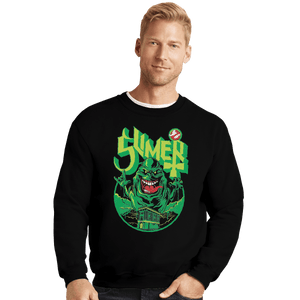 Shirts Crewneck Sweater, Unisex / Small / Black Slime Bringer