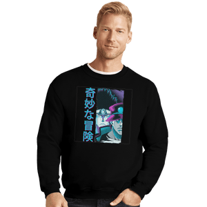 Shirts Crewneck Sweater, Unisex / Small / Black JoJo's Bizarre Adventure
