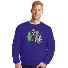 Load image into Gallery viewer, Shirts Crewneck Sweater, Unisex / Small / Violet Nightmare BFFs
