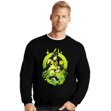 Load image into Gallery viewer, Shirts Crewneck Sweater, Unisex / Small / Black Verdant Strider Tighnari
