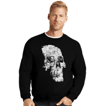 Load image into Gallery viewer, Shirts Crewneck Sweater, Unisex / Small / Black Horror Skull
