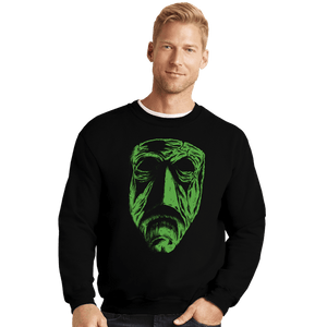 Shirts Crewneck Sweater, Unisex / Small / Black Shock